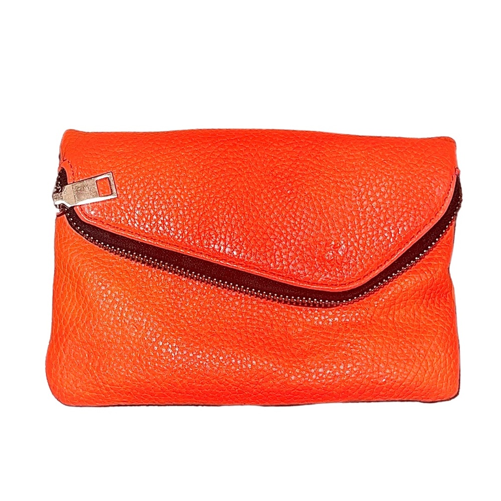 STREET LEVEL - Neon Orange Crossbody Bag w/ Chain